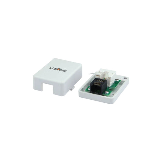 RJ45 CAT5E WALL BOX ( LOGO)