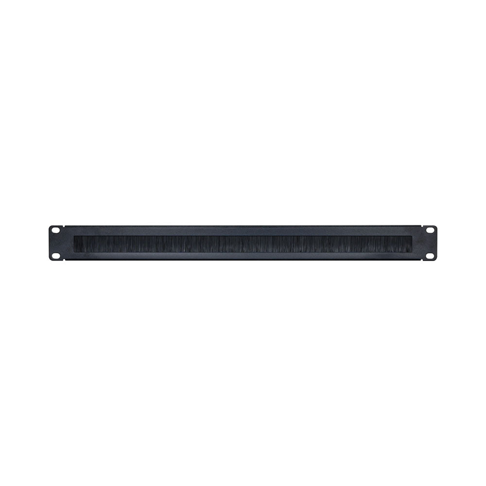 1u Brush Panel with Short Base Plate with Screws — LinkQnet | Guards on Duty Shop