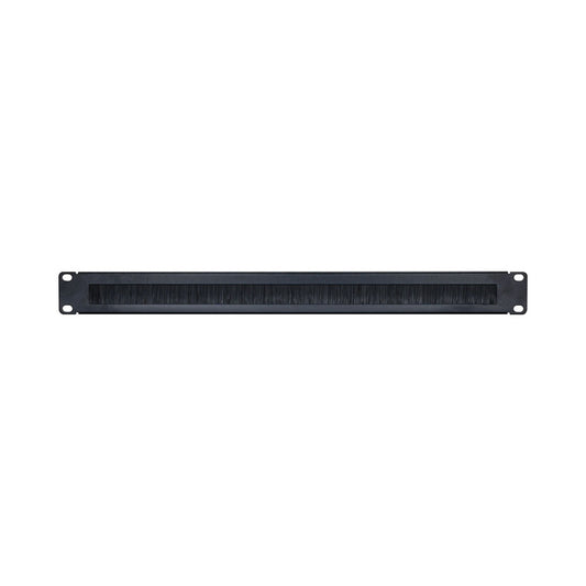 1u Brush Panel with Short Base Plate with Screws — LinkQnet | Guards on Duty Shop