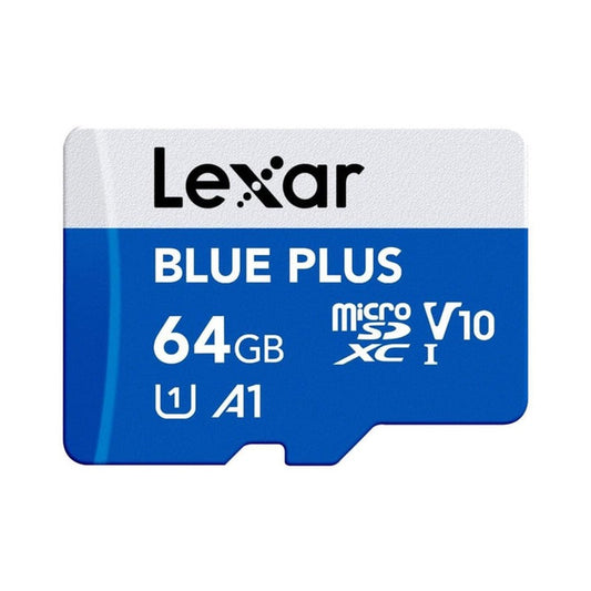 Lexar LMSBLPL064G-BNANG - LEXAR BLU PLUS 64GB MICROSDXC C10 V10 A1