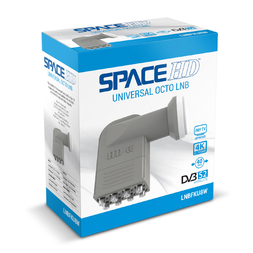 SpaceHD Universal Octo LNB KU Band 9,60GHz – LNBFKU8W