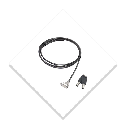 Legion Notebook Key Lock Single Head Round key Lock 2m Cable - Guards On Duty Shop & Security Guards