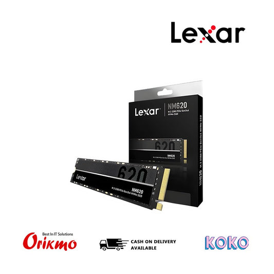 Lexar LNM620X512G-RNNNG - LEXAR NM620 M.2 GEN3 SSD 512GB