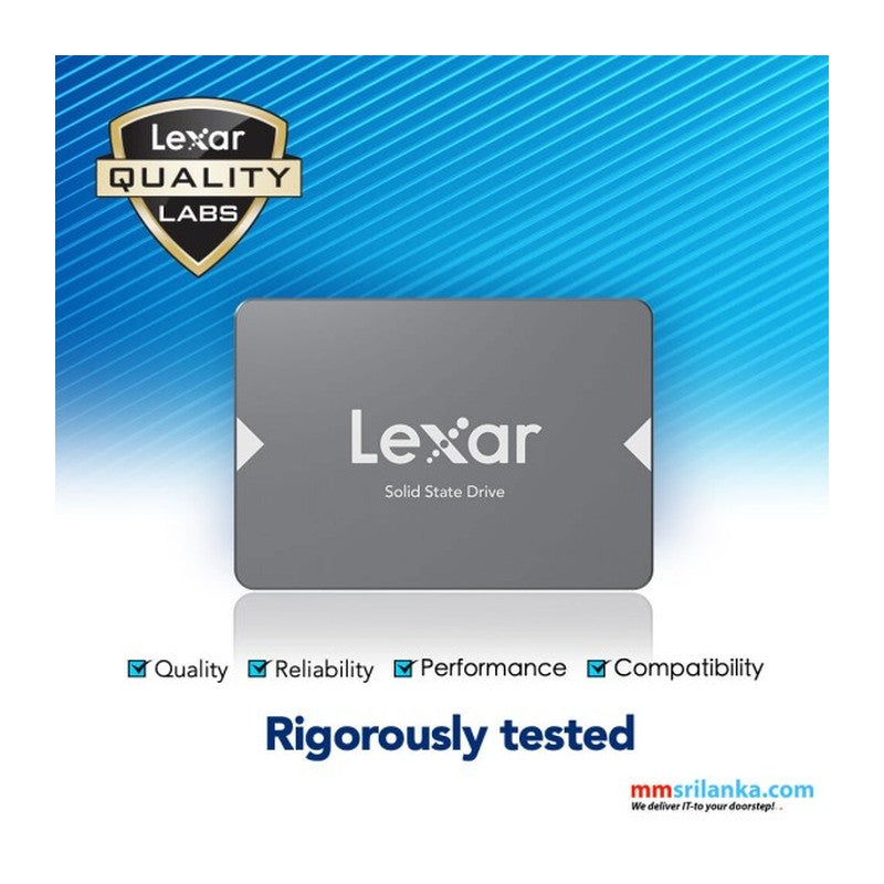 Lexar LNS100-256RB - LEXAR NS100 2.5" SATA SSD 256GB 6GB/S