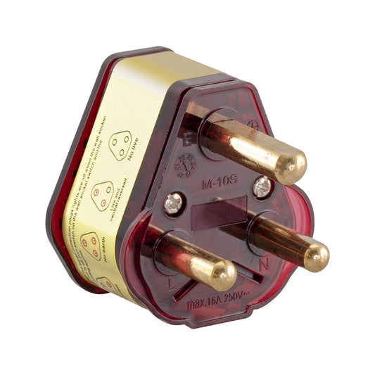 Red Power Surge Protector Plug - Dedicated — LinkQnet | Guards on Duty Shop