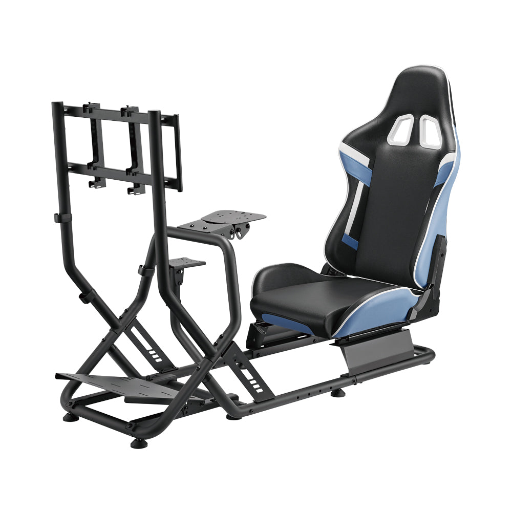 Racing Simulator Cockpit with Screen Mount, 100kg — Lumi | Guards on Duty Shop