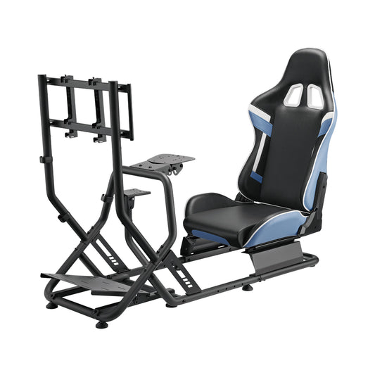 Racing Simulator Cockpit with Screen Mount, 100kg — Lumi | Guards on Duty Shop