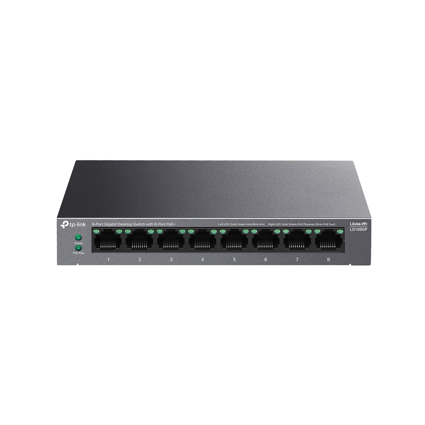 TP-Link 8 Port Gigabit Unmanaged Desktop POE Switch - Guards On Duty Shop & Security Guards