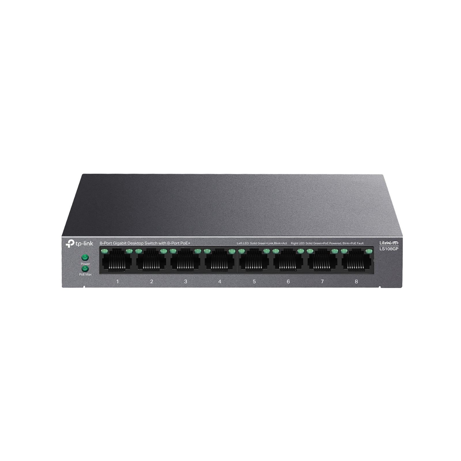 TP-Link 8 Port Gigabit Unmanaged Desktop POE Switch - Guards On Duty Shop & Security Guards