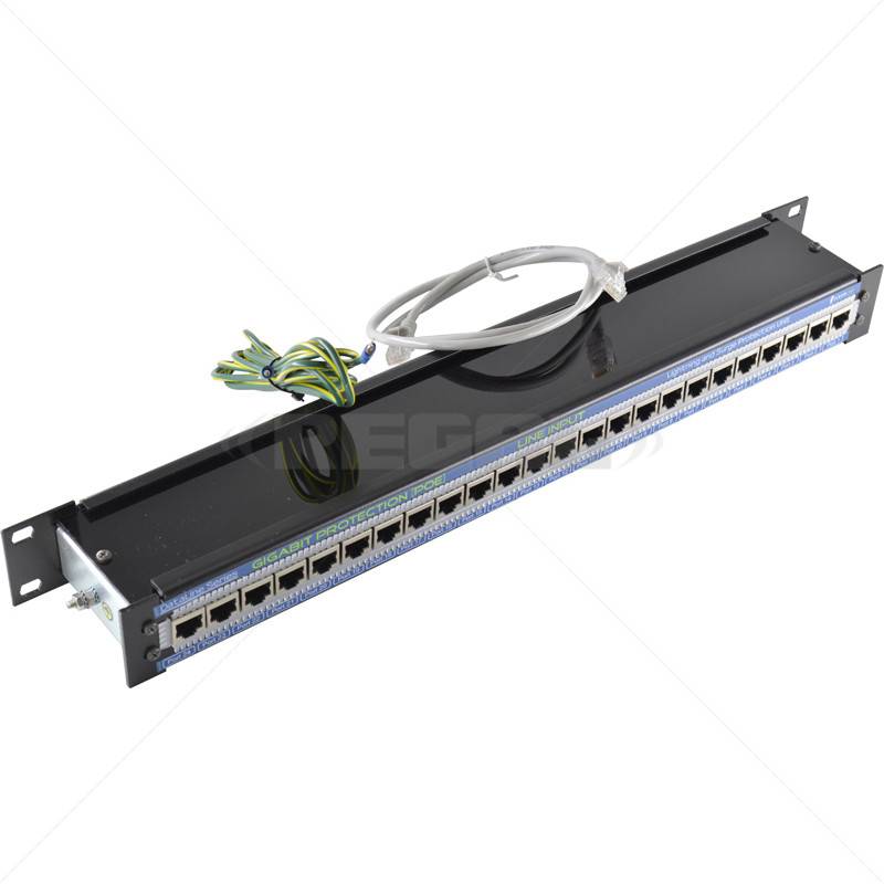 Clearline Surge Protector 24-CH Network Gigabit 10/100/1000Mbps PoE