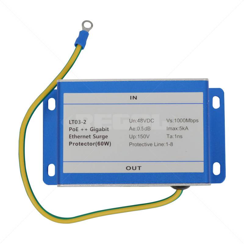 Network Power PoE++ Gigabit Ethernet Surge Protector (60Watt)