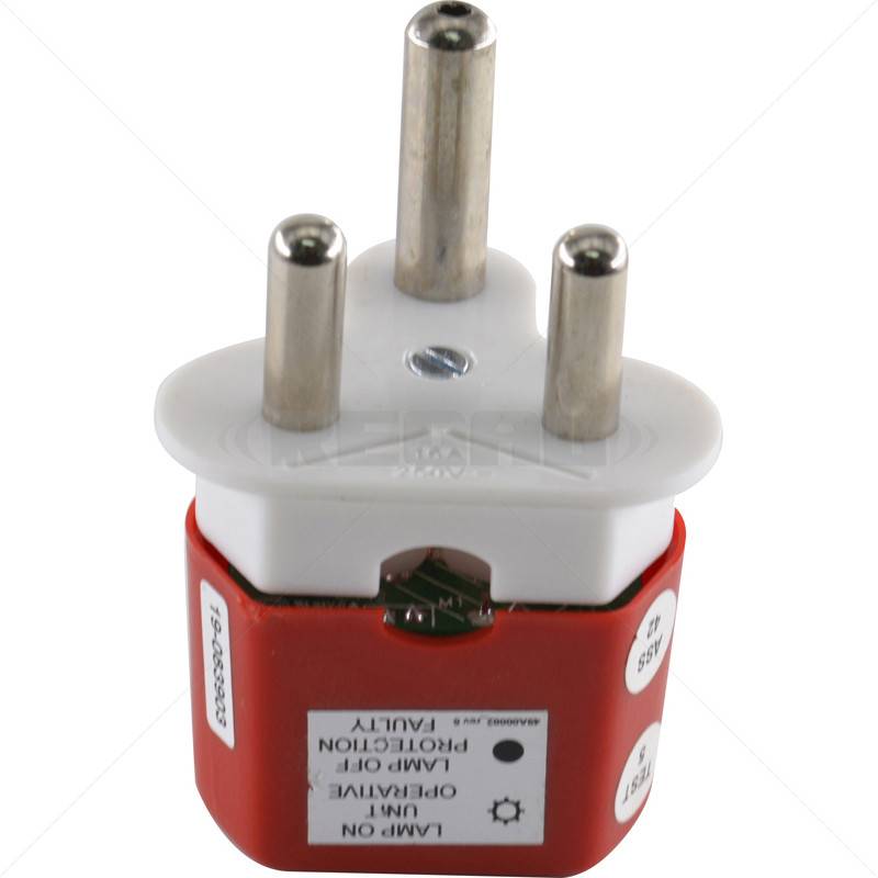 Clearline Protection Mains 16A Dedicated Plug LED Red