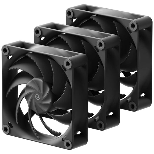 HAVN H12 120mm Black PWM Fan Triple pack.