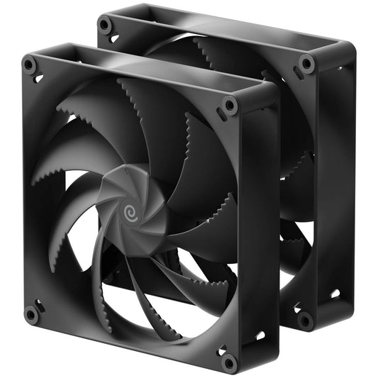 HAVN H18 180mm PWM Black Fan - Dual pack.