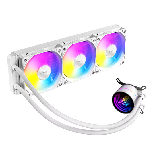 Antec Luna 360 ARGB CPU Liquid Cooler - White - Guards On Duty Shop & Security Guards