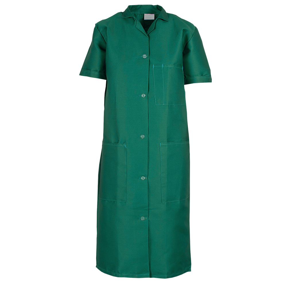 Pinnacle Ladies Canteen Coat Green Short Sleeve (S – 4XL) (Pack of 2)