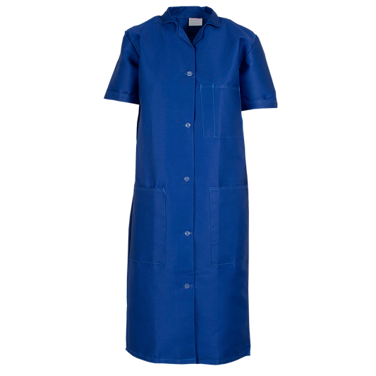 Pinnacle Ladies Canteen Coat Royal Blue Short Sleeve (S – 4XL) (Pack of 2)