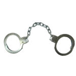Leg Cuff - Chain 500 Long Nickel Plated Single Locking