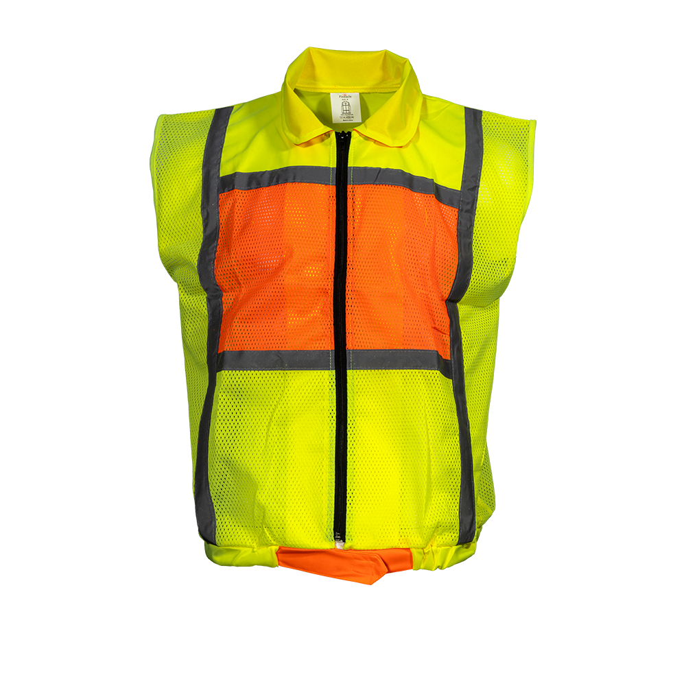 Pinnacle Lime & Orange Reflective Jacket Sleeveless (S – 2XL) (Pack of 2)