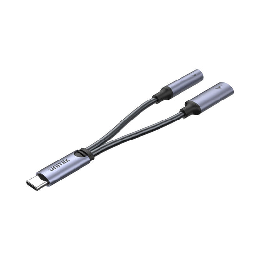 Unitek M205a Type-c to 3.5mm Headphone Jack Adapter Splitter with Fast Charging — Unitek | Guards on Duty Shop