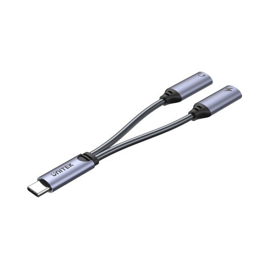Unitek M206a Type-c Headphone and Charge Adapter Splitter — Unitek | Guards on Duty Shop