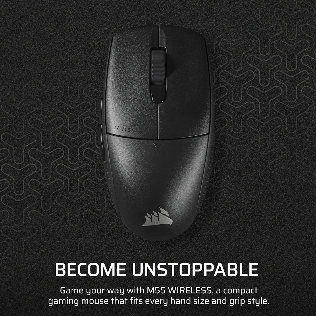Corsair M55 Wireless Gaming Mouse; Wireless;16000 DPI; BLK cover;