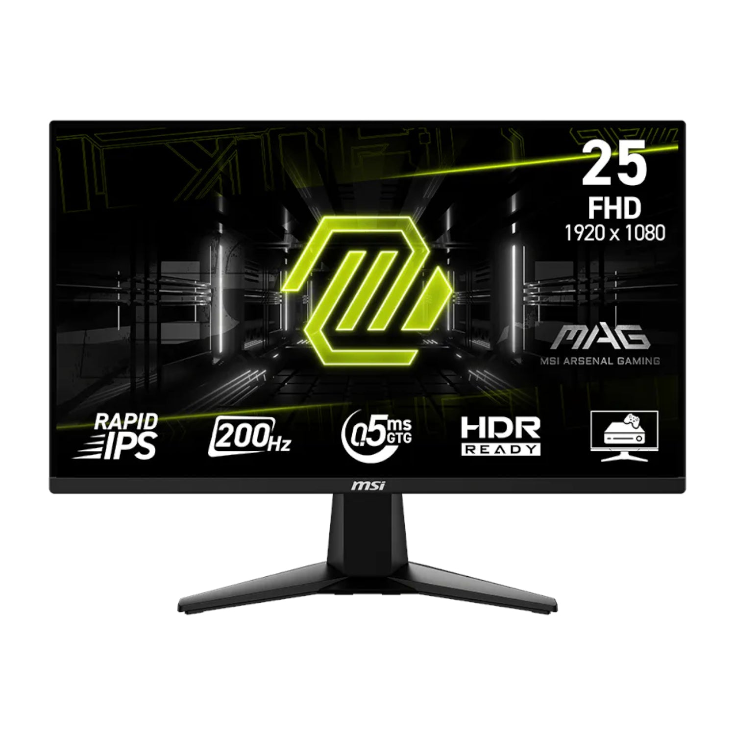 MSI MAG 255F E20 25" FHD 200Hz Rapid IPS Gaming Monitor - Guards On Duty Shop & Security Guards