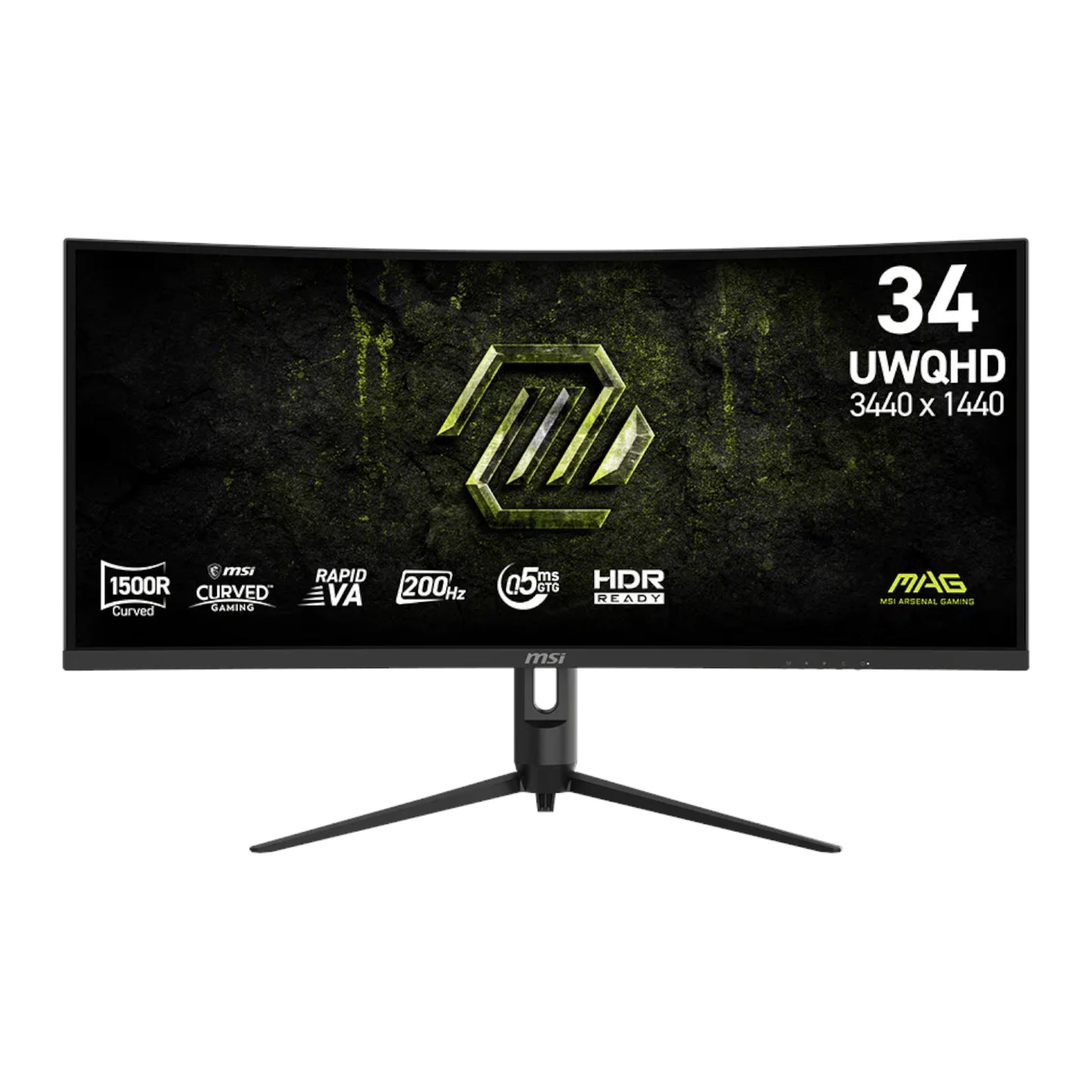 MSI MAG 342CQRF E20 34" UWQHD 200Hz VA Curved Gaming Monitor - Guards On Duty Shop & Security Guards