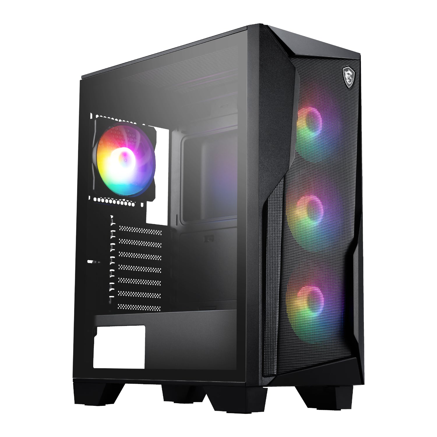 MSI MAG FORGE 130A Airflow ATX Gaming Chassis - Black - Guards On Duty Shop & Security Guards