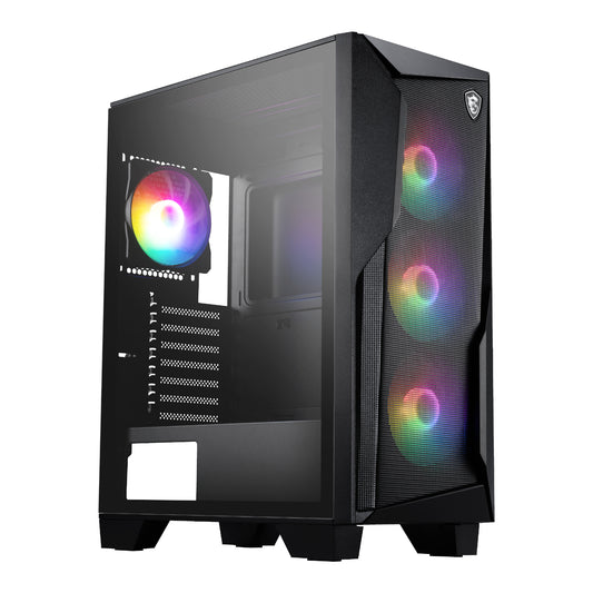 MSI MAG FORGE 130A Airflow ATX Gaming Chassis - Black - Guards On Duty Shop & Security Guards