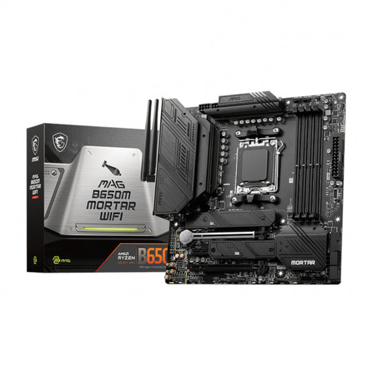 MSI MAG B650M MORTAR WIFI AMD AM5 mATX Gaming Motherboard - Guards On Duty Shop & Security Guards