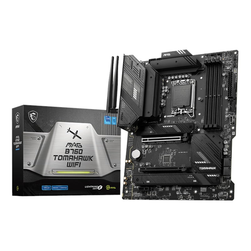MSI MAG B760 TOMAHAWK WIFI DDR5 Intel LGA1700 ATX Gaming Motherboard - Guards On Duty Shop & Security Guards