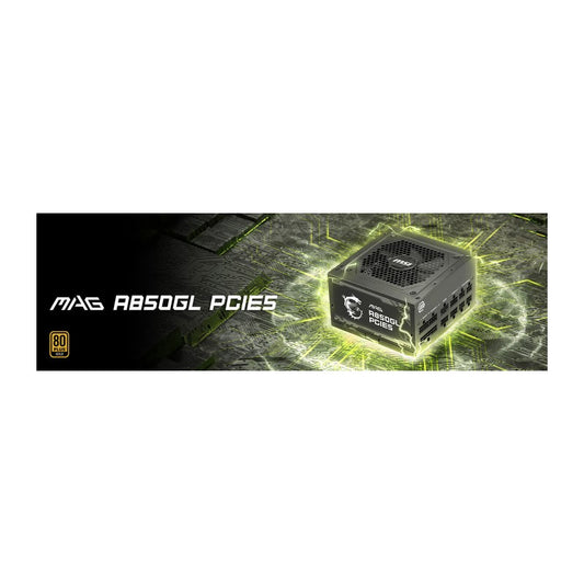 Msi MAG A850GL - MSI POWER SUPPLY,MAG A850GL PCIE5 80+ GO