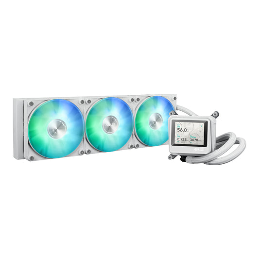 Asus MAX Gaming LC 360 ARGB LCD All-in-one CPU Liquid Cooler - White - Guards On Duty Shop & Security Guards