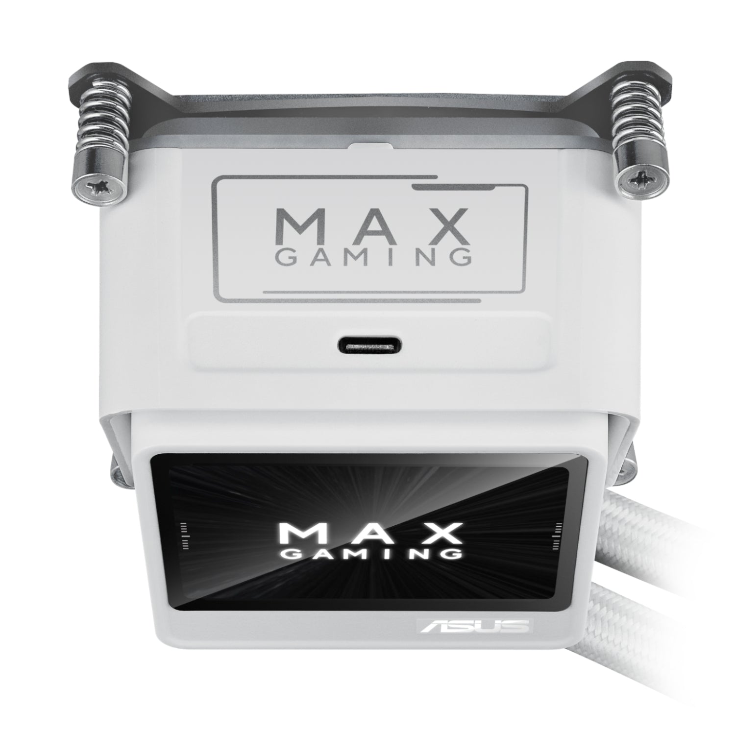 Asus MAX Gaming LC 360 ARGB LCD All-in-one CPU Liquid Cooler - White - Guards On Duty Shop & Security Guards