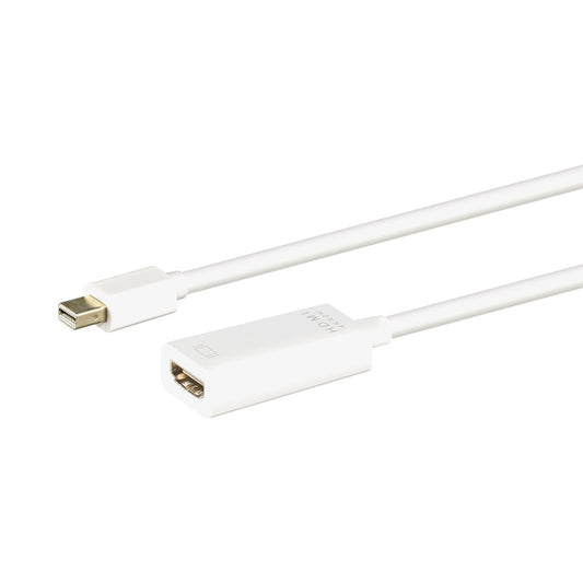 LINKQNET CONNECTIVITY CNV-MINIDP-HDMIF-LQ 4K MINI DISPLAYPORT MALE TO HDMI FEMALE CONVERTER