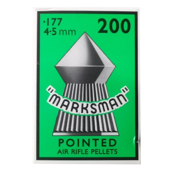 10 X Marksman.177 Cal Pointed Pellets 200’s (Bulk 10 Box Buy) Marksman.177 Cal pointed Pellets 200’s