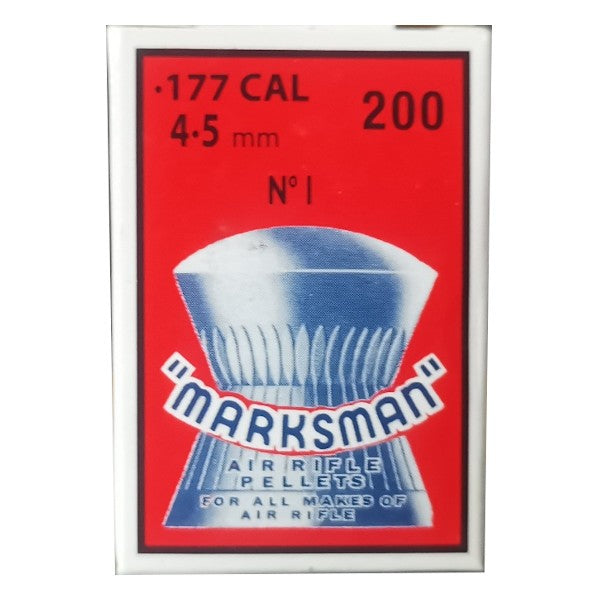 10 X Marksman.177 Cal Round Pellets 200’s (Bulk 10 Box Buy) Marksman.177 Cal Round Pellets 200’s