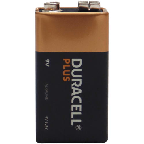 Battery - 9V Duracell Alkaline Each - Guards On Duty Shop & Security Guards