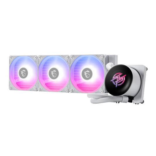 MSI MPG Coreliquid P13 360 AIO Liquid CPU Cooler - White - Guards On Duty Shop & Security Guards