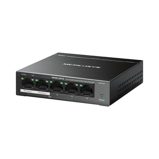 Mercusys Ms105 5 Port Gigabit 5Gb Rj45 Desktop Switch