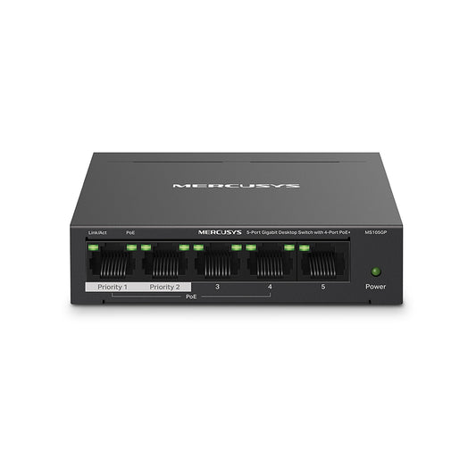 Mercusys 5 Port Gigabit Unmanaged Desktop POE Switch - Guards On Duty Shop & Security Guards