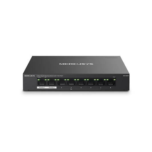 Mercusys 8 Port Gigabit Unmanaged POE Switch - Guards On Duty Shop & Security Guards