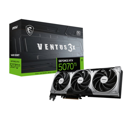 MSI GeForce RTX 5070 Ti 16G VENTUS 3X OC Graphics Card - Guards On Duty Shop & Security Guards