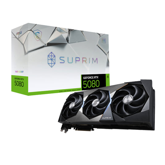 MSI GeForce RTX 5080 SUPRIM SOC 16G Graphics Card - Guards On Duty Shop & Security Guards