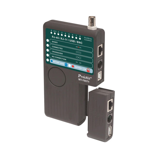Proskit Rj45/11/12/bnc/usb Cable Tester — Proskit | Guards on Duty Shop