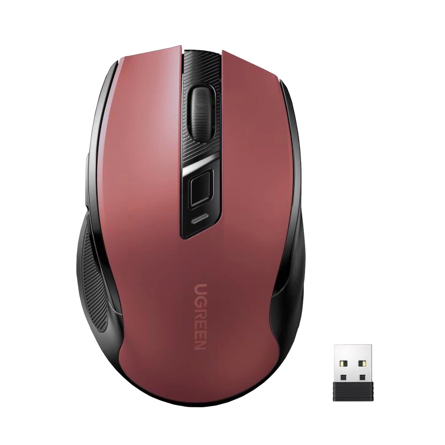 UGREEN MU006 2.4GHz Wireless Optical Mouse - Red - Guards On Duty Shop & Security Guards
