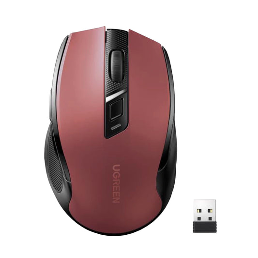 UGREEN MU006 2.4GHz Wireless Optical Mouse - Red - Guards On Duty Shop & Security Guards