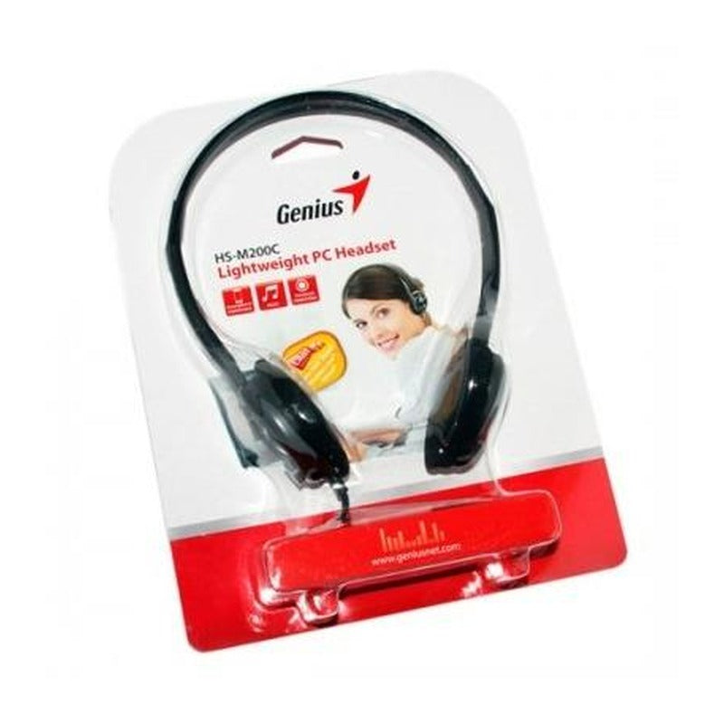 GENIUS HEADSET, M200C BLACK