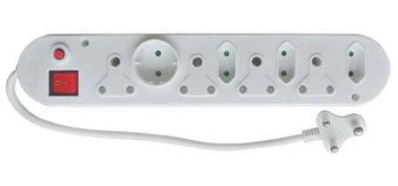 8 Way Multiplug With Switch